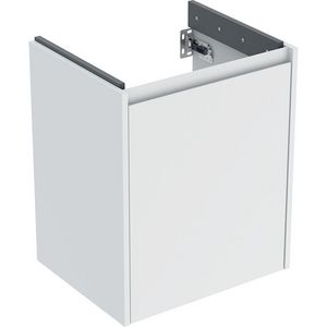 Onderkast voor wastafel 1 deur 50.4x60.6x40.4cm Breedte wastafel=55cm wit / gelakt zijdemat