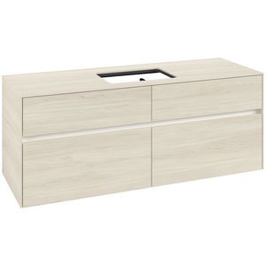 Wastafelonderkast Collaro 1400x548x500mm White Oak C116B0AA