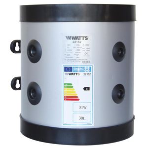 Buffervat 25-30L (Incl. wandmontage 2x2 aansluitingen) 1"F