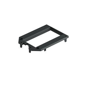 Afdekplaat voor UT3 en UT4 2 Modul45 104x76x4 zwart VVE=10