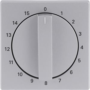 Centraalplaat + greep voor 1070U 15min f-aluzilver (1770-83-103)