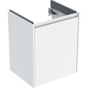 Onderkast voor wastafel 1 deur 50.4x60.6x40.4cm Breedte wastafel=55cm wit / gelakt zijdeglans