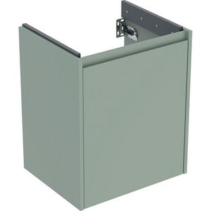 Onderkast voor wastafel 1 deur 50.4x60.6x40.4cm Breedte wastafel=55cm saliegroen / gelakt zijdemat