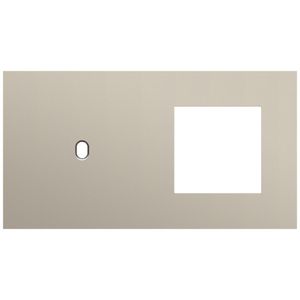 Afdekplaat 2-voud horiz. 71mm centerafst. 166-57805