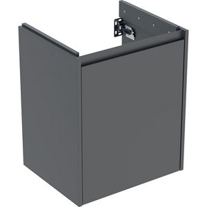 Onderkast voor wastafel 1 deur 50.4x60.6x40.4cm Breedte wastafel=55cm lava / gelakt zijdemat