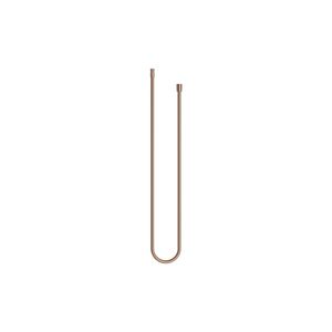 Metalen doucheslang 1/2"x3/8"x1750mm Brons gebors.