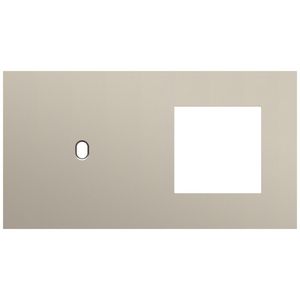 Afdekplaat 2-voud horiz. 71mm centerafst. 166-57805