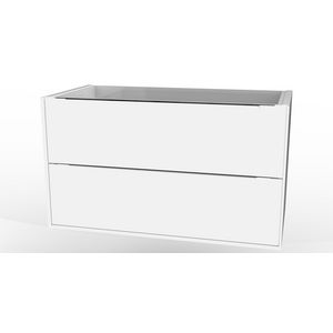 Cassino onderkast 90 wit hoogglans.