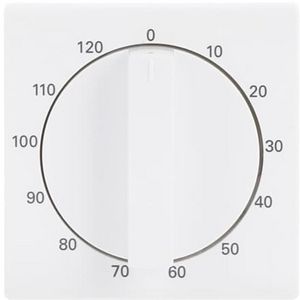 Centraalplaat + greep voor 1071U 120min s-studiowit (1771-84-103)