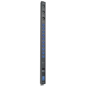 PowRguard 19" Inlet C20 Locked - 10x C13 Locked + 3x Schuko