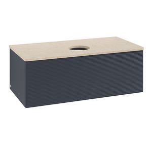 Wastafelonderkast Antao 1000x360x500mm Mid.Blue Matt Lacquer L31113HG