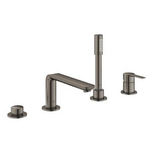 Lineare new 4-gats badrandcombinatie hard graphite geborsteld (mat donker grijs)