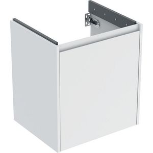 Onderkast voor wastafel 1 deur 54.6x60.6x44.6cm Breedte wastafel=60cm wit / gelakt zijdemat