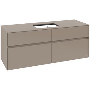 Wastafelonderkast Collaro 1400x548x500mm Taupe C11600VM