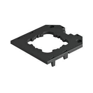 Afdekplaat voor UT3, draagring 82,5x76x4 zwart 9 VVE=10