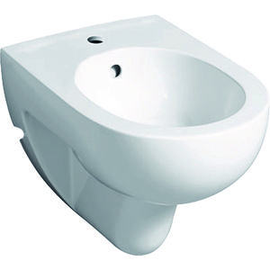 Renova wandbidet 55cm met overloop wit