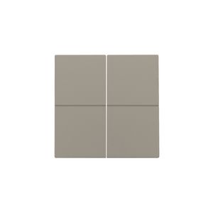 Afwerkingsset 4-voudig elektr. schakelaar/drukknop bronze