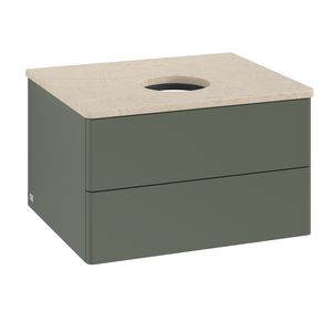 Wastafelonderkast Antao 600x360x500mm L.Green Matt Lacquer K18013HL