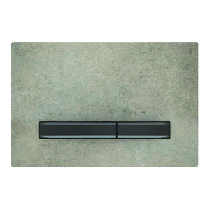 Bedieningsplaat 2-toets Sigma SQUARE 2-toets afdekplaat: betonlook toetsen+bevestigingsplaat: zwartchroom