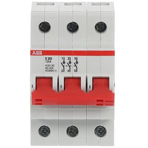 Aan-Uit schakelaar rood 3 P 125A