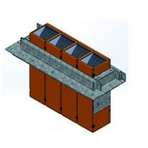 Afdekplaat EZG444T vloer 4 modulen EZD44T EZ-Path