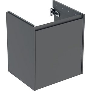 Onderkast voor wastafel 1 deur 54.6x60.6x44.6cm Breedte wastafel=60cm lava / gelakt zijdemat