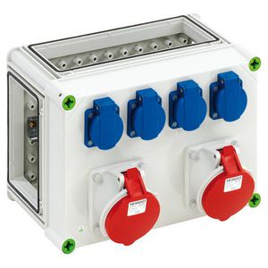 Contactdoos behuizing IP44 IK08 01049101