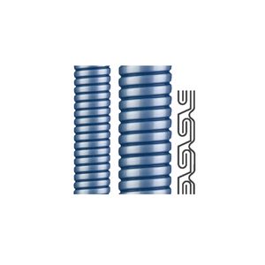 Doos a 10m. Beschermslang dubbel metaal  PU mant Ø36mm IP68 blauw