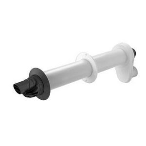 Muurdoorvoer Rolux 5H 60/100 concentrisch PP_ks wart incl. broekstuk 80-80mm