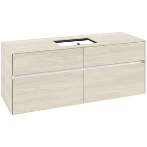 Wastafelonderkast Collaro 1400x548x500mm White Oak C11600AA
