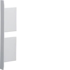 Wandgootsysteem BKIS dubbel eindstuk 25mm gipspl verkeerswit