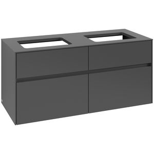 Wastafelonderkast Collaro 1200x548x500mm Graphite C115B0VR