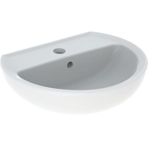 BASTIA fontein rond 50x41cm met kraangat+overloop wit