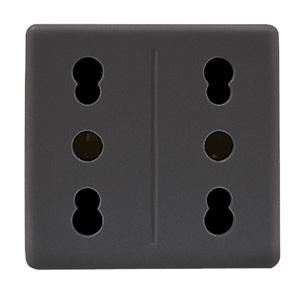 ITALIAANSE STANDAARD DUBBELE WCD 250 Vac-2X2P+