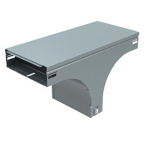Verticaal T-stuk B200 H60 RAL9010 P31+