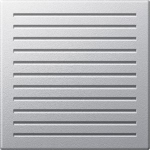 Centraalplaat t.b.v. Acoustisch signaal-Aluminium-Systeem M