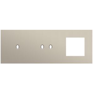 Afdekplaat 3-voud horiz. 71mm centerafst. 166-57723