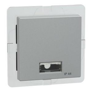"Wisselwip + rechthoekig symboolvenster - IP44 - Aluminium -