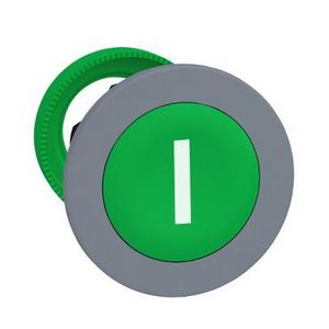 Flush mounted green Flush caps pushbutton head whiteI"