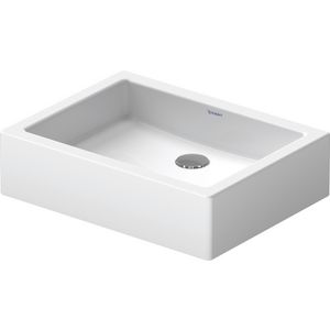 VERO #045550 opzetwastafel 500mm wit zonder kraangat geslepen onderzijde