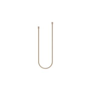 Metalen doucheslang 1/2"x1/2"x1250mm Light Gold gebors.