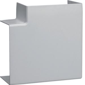 Vlakke hoek voor goot 60x110mm LF lichtgrijs