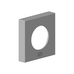 Rozet DB logo 80x80x16mm Champagne gebors. (22kt Goud)