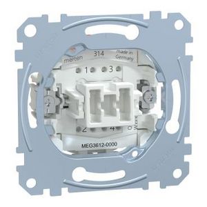 Uitschakelaar-2-polig-16A/AC 250V-Steekklemmen