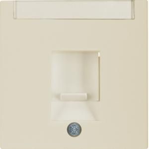 Centraaldeel RJ-data 1-v met stof berker S.1/B.3/B.7 wit glans