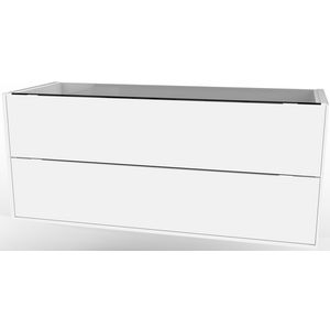 Cassino onderkast 120 wit hoogglans.