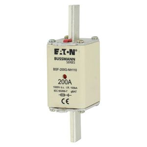Zekering hoge snelheid 200A DC 1000V NH1 40x53x135mm VVE=3