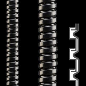 Rol a 50m. Beschermslang met. PVC mantel 4x7mm IP68 ESD zw.