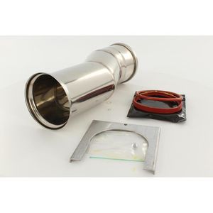 Uitlaatpijp rond 80x1,5 RVS vr S4279100