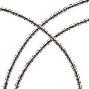 Rol a 50m. Beschermslang RVS spir. S-profiel 1,5x2,6mm IP40